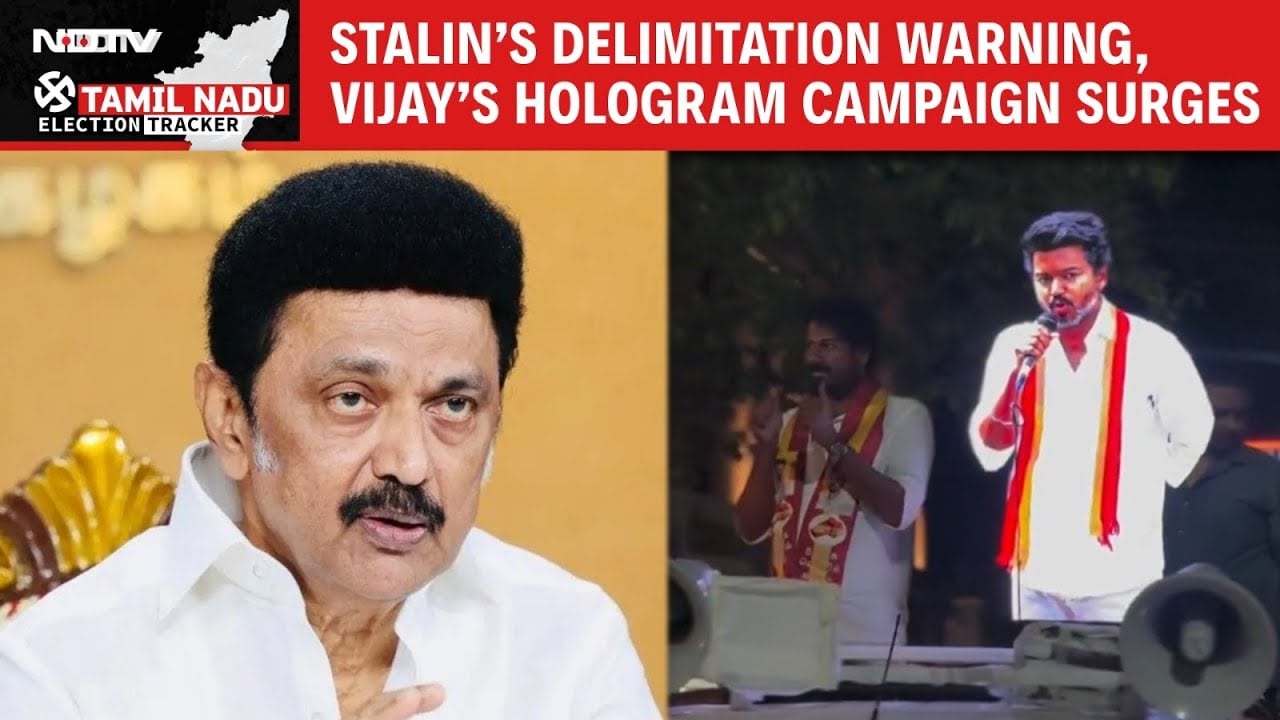 Stalin’s Delimitation Warning | BJP Hits Back | Vijay Hologram Campaign Surges