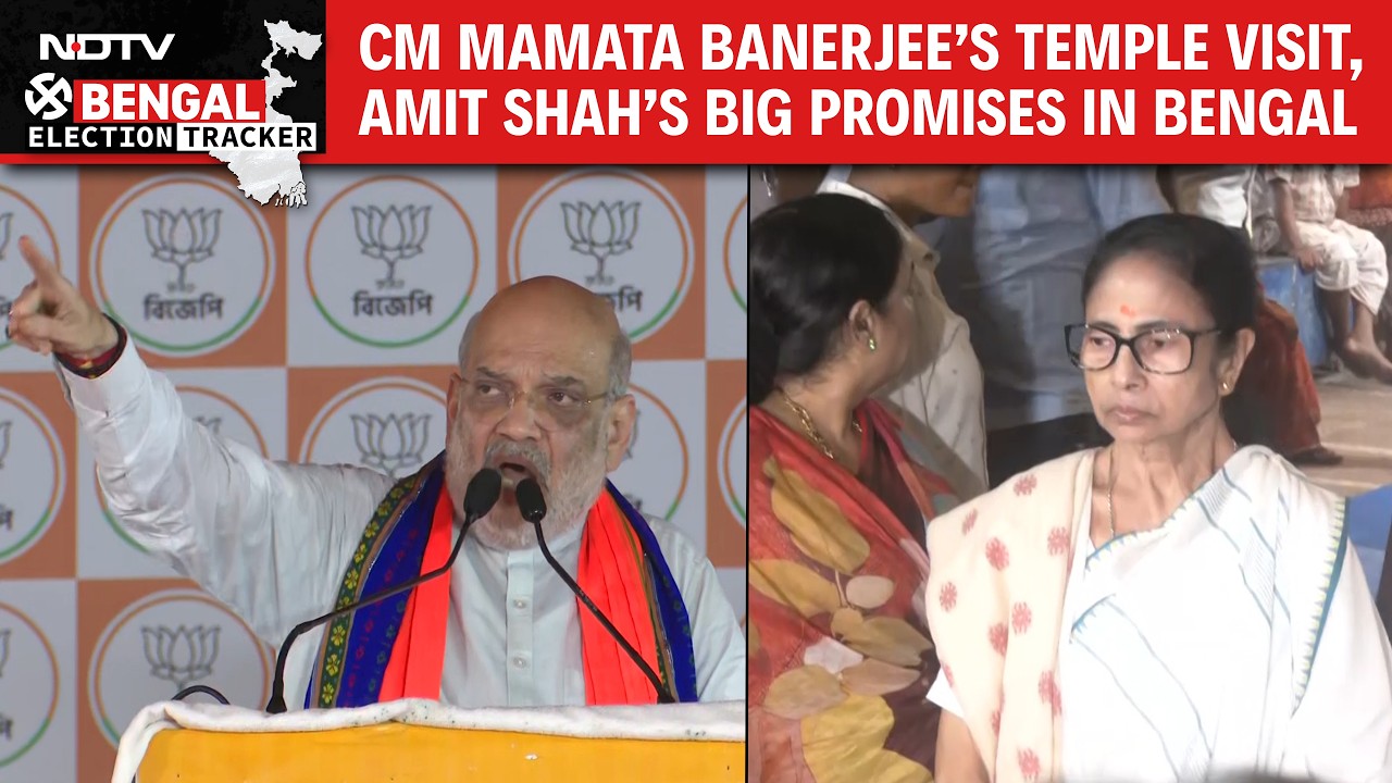 Bengal Elections 2026: CM Mamata's Temple Visit, Amit Shah&rsquo;s Big Promises, Rahul Gandhi&rsquo;s Poll Pitch