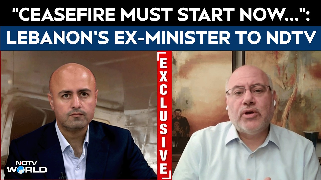 Lebanon Attacks | Lebanon's Ex-Public Health Mnister Firass Abiad Urges Immediate Ceasefire