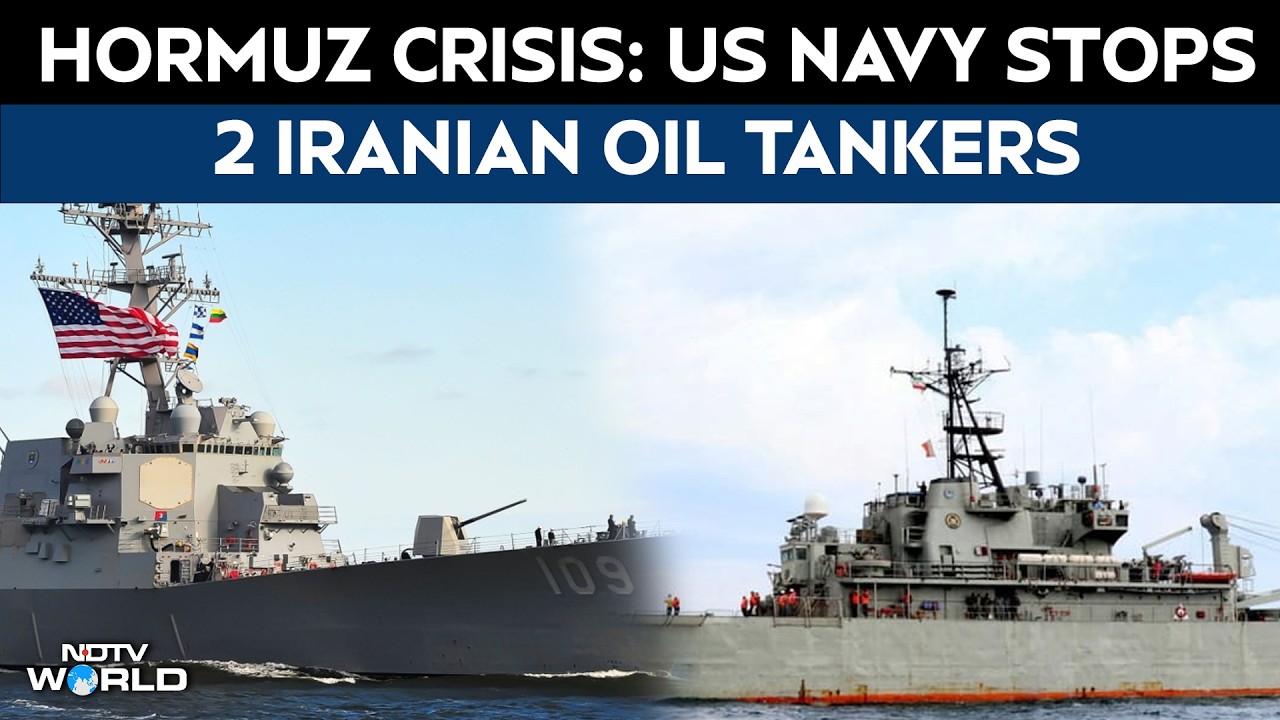 US Navy Stops Two Iranian Tankers Amid Escalating Maritime Blockade