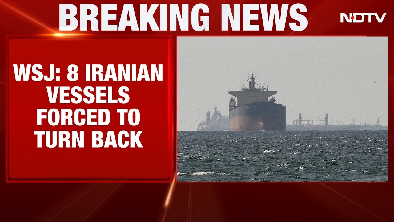 Hormuz Latest News | US Forces 8 Iran-Linked Tankers To Turn Back Without Boarding: WSJ Report