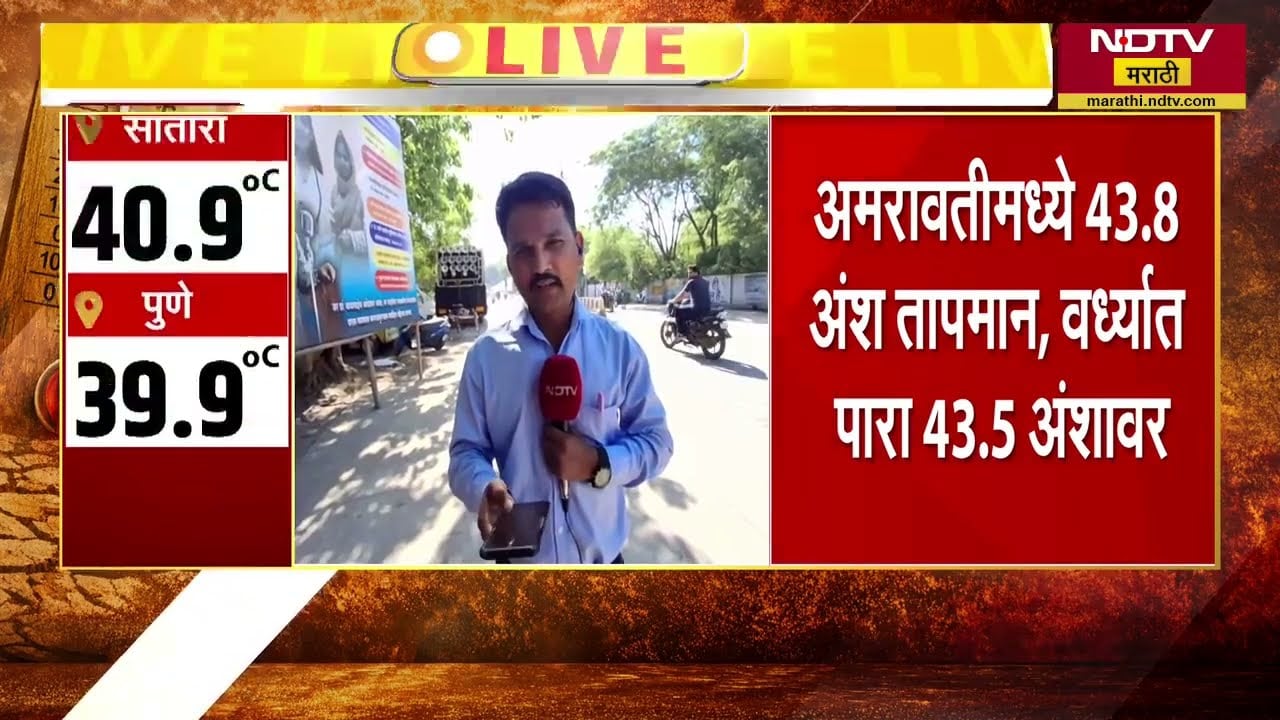 Akola Heat Waves | राज्यात उष्णतेची लाट, अकोला जगातीलं सर्वाधिक उष्ण शहर