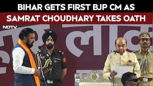Bihar Gets First BJP Chief Minister As Samrat Choudhary Takes Oath