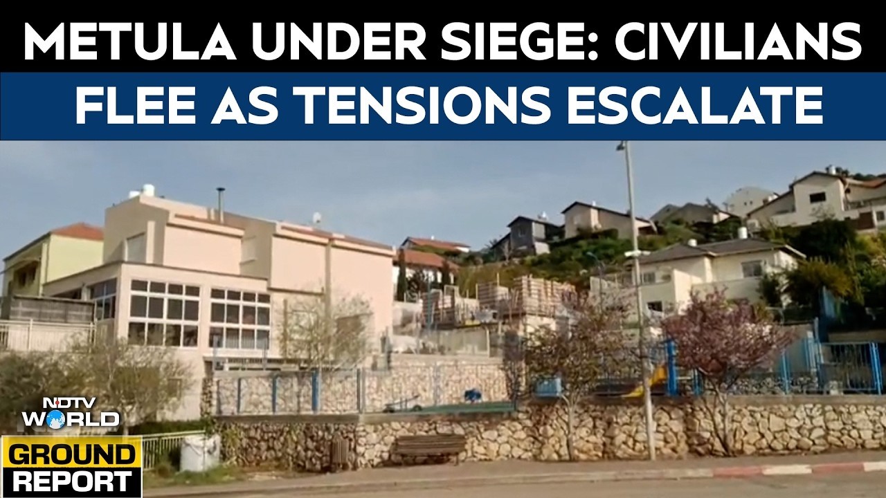 Hezbollah Strikes Israel | Metula Under Siege: Civilians Flee As Border Tensions Escalate