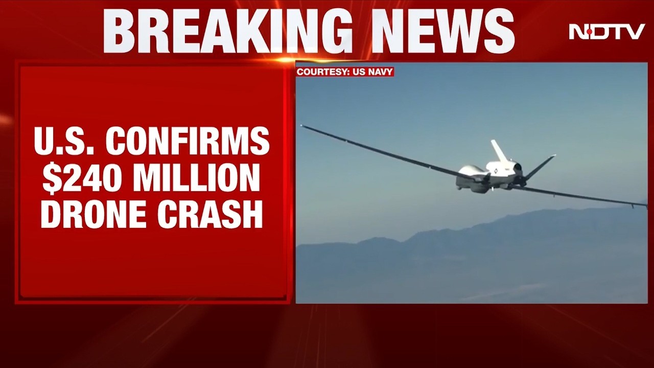 US Drone Crash | US Loses $240 Million Triton Drone Over Hormuz In Major Surveillance Blow