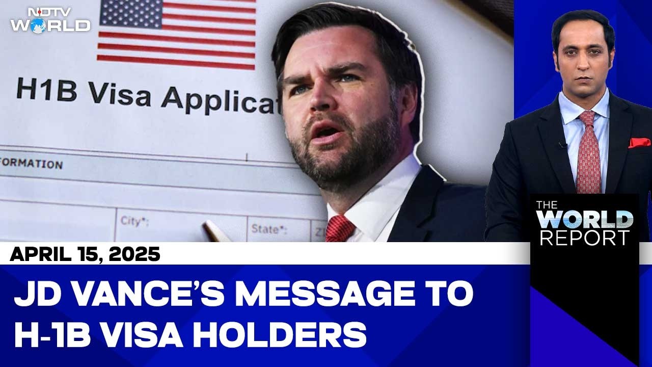 H1B Visa News | JD Vance's Message To H-1B Visa Holders
