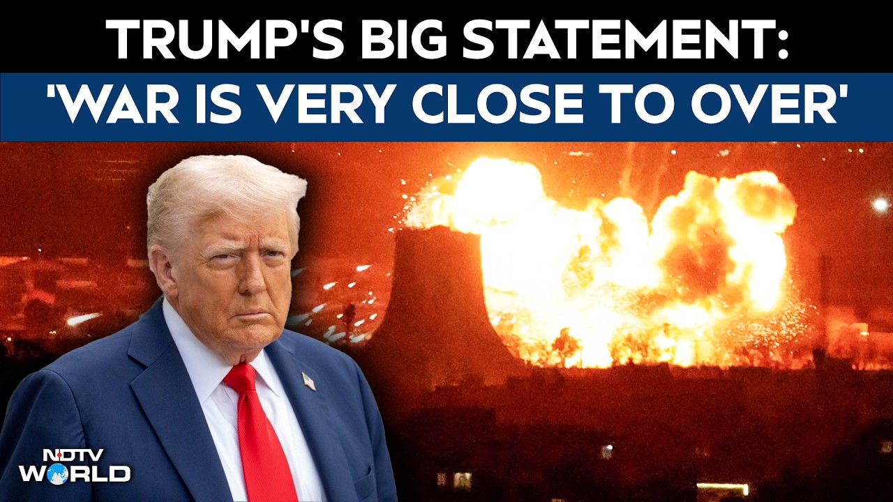 US Iran War: Donald Trump's Big Statement, Says War In Iran Is 'Very Close To Over'