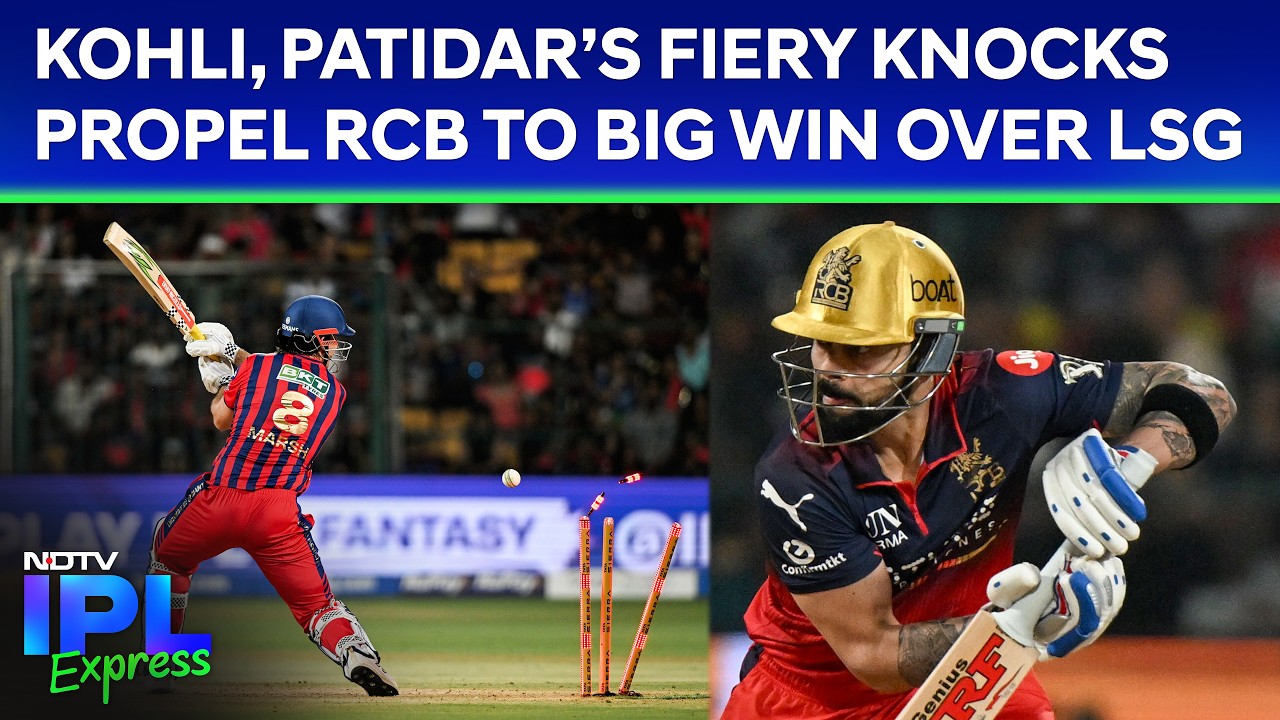 RCB Vs LSG | Fiery Knocks From Virat Kohli, Rajat Patidar Propel RCB To Big Win Over LSG