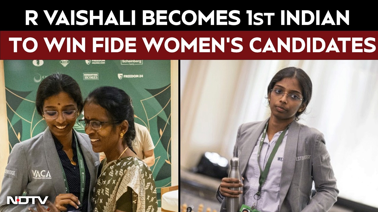 R Vaishali Creates History By Becoming First India To Win Womens Candidates