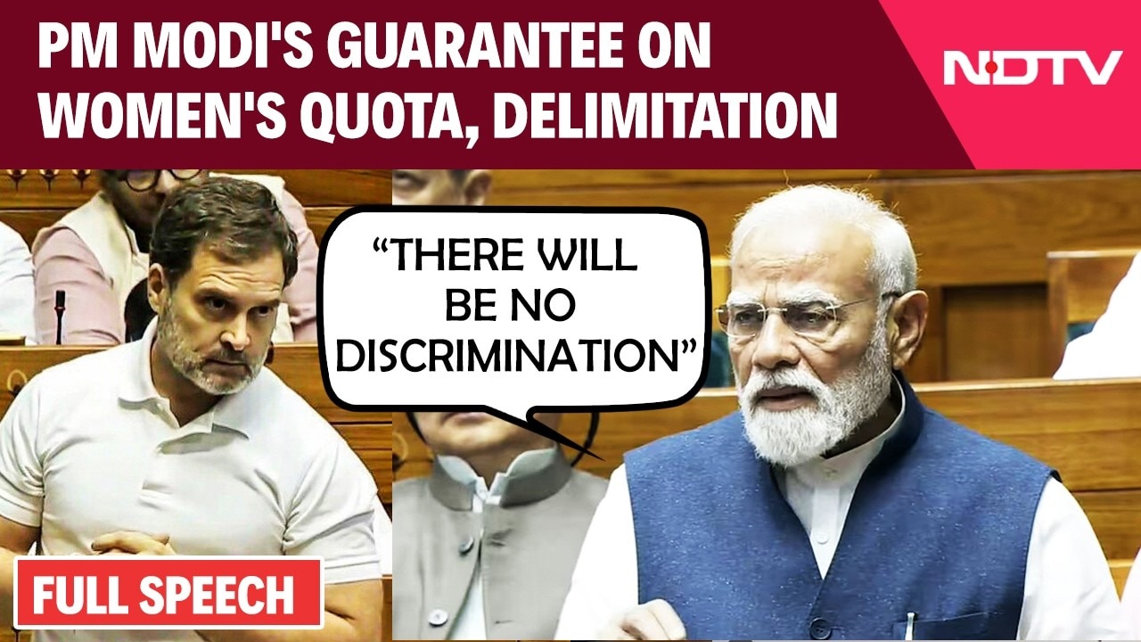 PM Modi Speech Today | PM Modi's Speech In Lok Sabha Ensures Guarantee On Delimitation, Quota