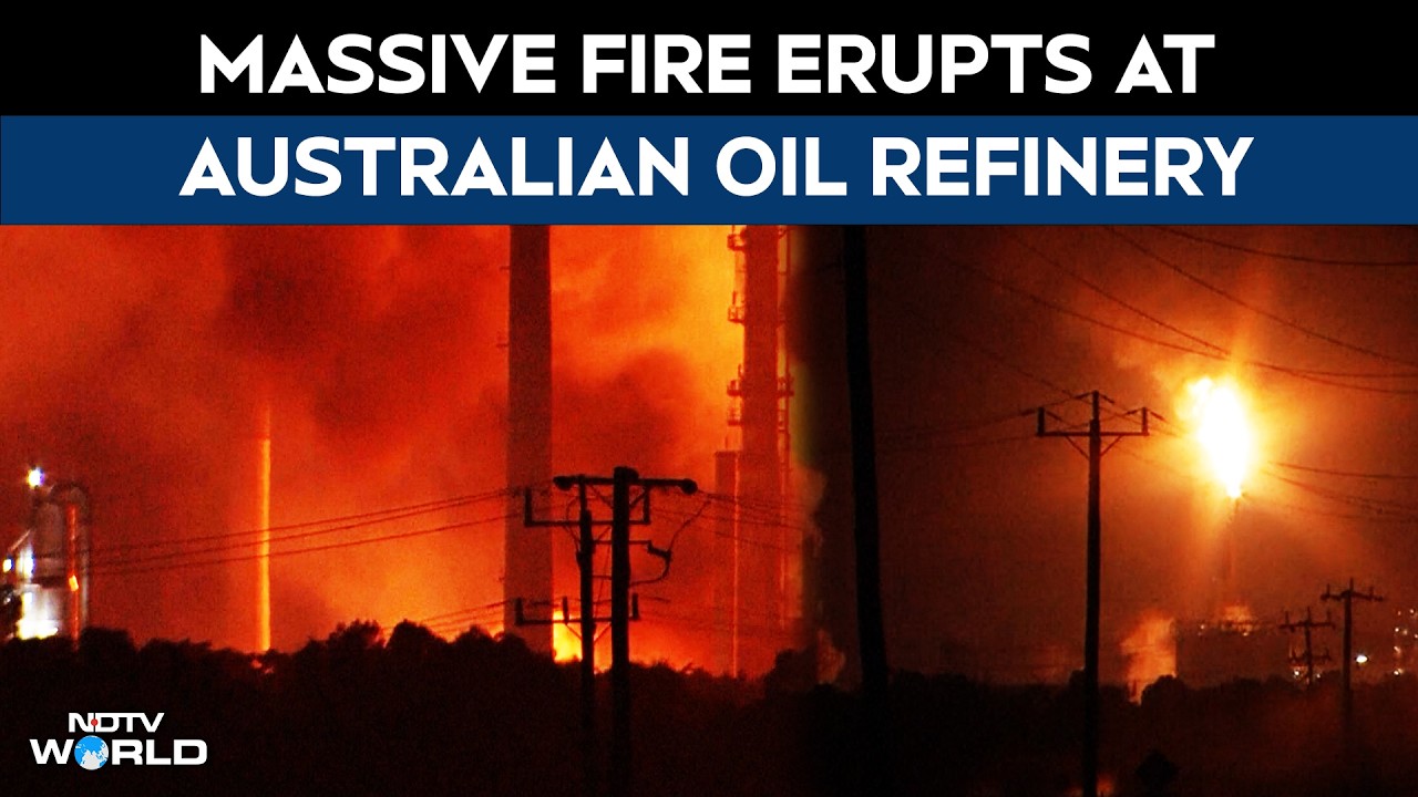 Australia News | Fire Damages Australian Oil Refinery, Further Reducing Nation&rsquo;s Fuel Supply Threatened By Iran War