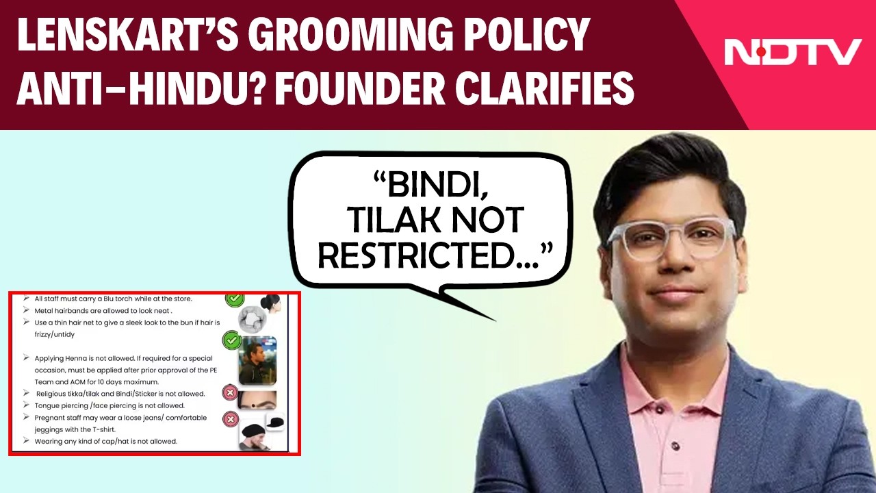 'Bindi, Tilak Not Restricted': Lenskart Founder Clarifies After Row Over Grooming Policy