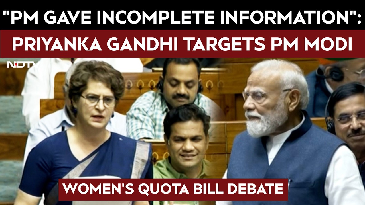"Not New, Long Fought Battle": Priyanka Gandhi on Women's Reservation