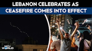 Lebanon-Israel Ceasefire | Beirut Celebrates With Fireworks As 10-Day Ceasefire Comes Into Effect