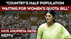 'Country's Half Population Waiting...': Anupriya Patel On Women's Quota Bill