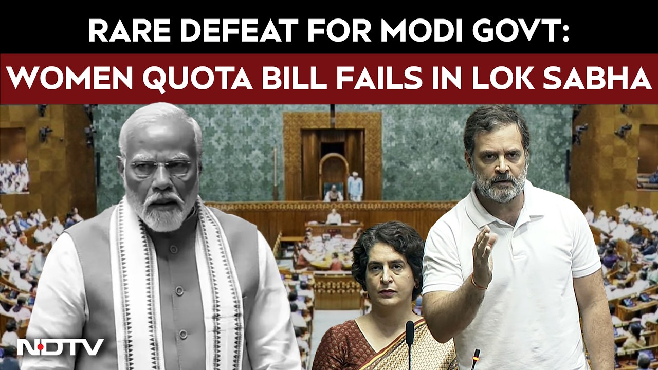 Women Reservation Bill Fails In Lok Sabha, Doesn't Get Two-Thirds Majority