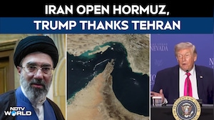 Strait Of Hormuz "Completely Open" During Ceasefire: Iran's Big Announcement