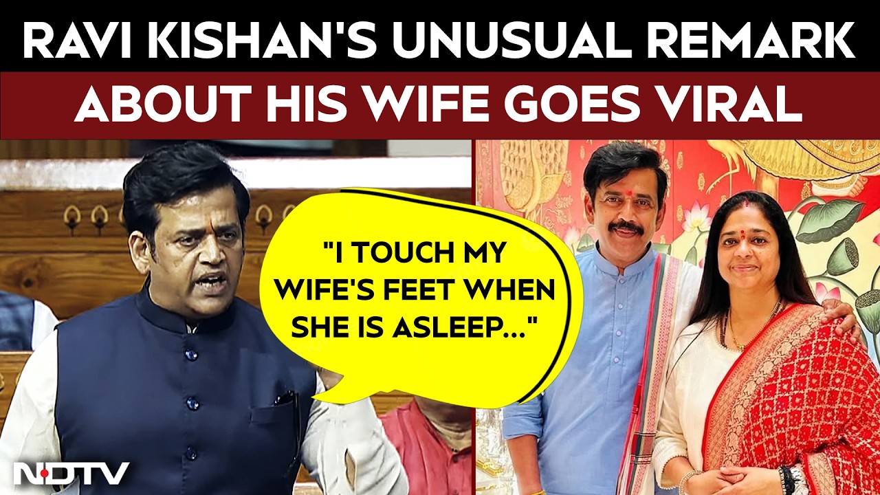 "I Touch My Wife's Feet When She Is Asleep...": Ravi Kishan's Video Goes Viral