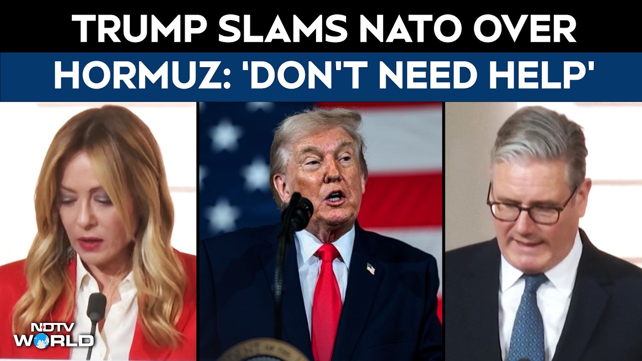 'I Don't Want Help Anymore...': Trump Slams NATO Over Hormuz