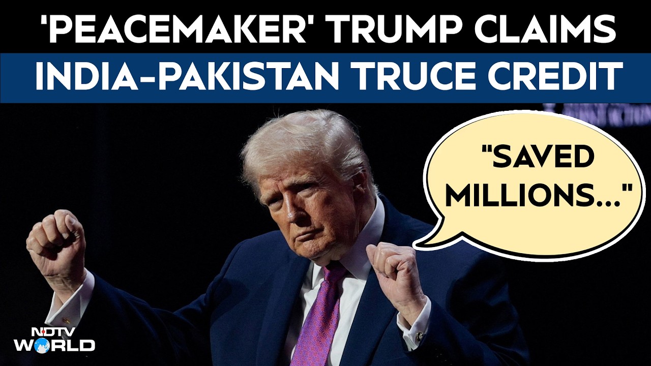 'Saved Millions': Trump Claims Credit For India-Pakistan Truce