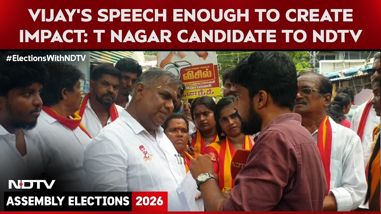 Tamil Nadu Polls 2026 | TVK’s N Anand Confident Of Chennai Win, Says ‘Massive Support’ For Vijay