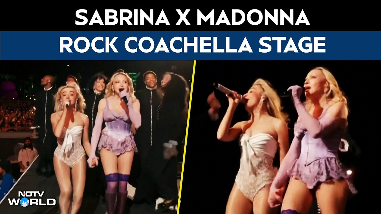 Sabrina Carpenter-Madonna Collab Rocks Coachella 2026 Stage