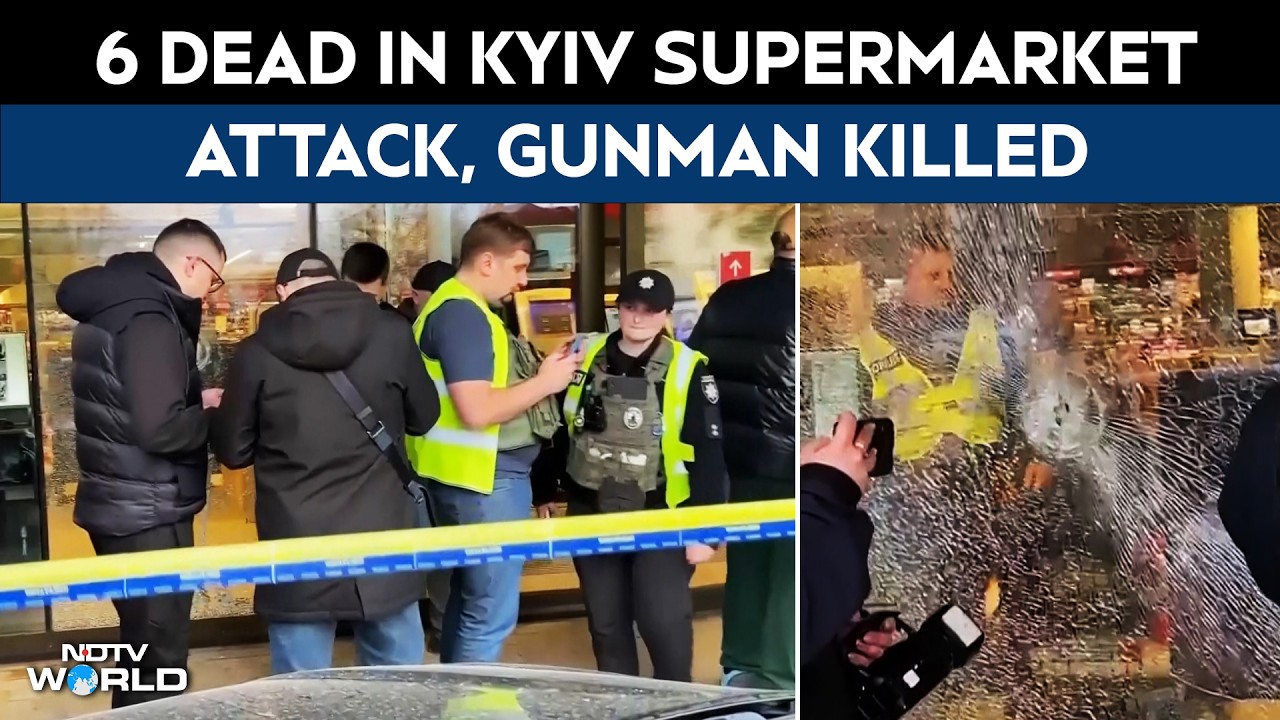 6 Killed As Gunman Takes Hostages, Opens Fire In Supermarket In Kyiv