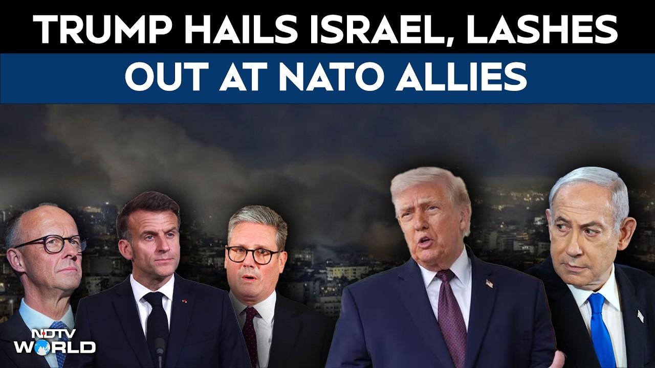 Trump Hails Israel Amid Iran War, Slams NATO Allies