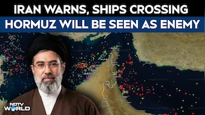 Iran Warns That Ships Crossing The Strait Of Hormuz Will Be Seen As An Enemy