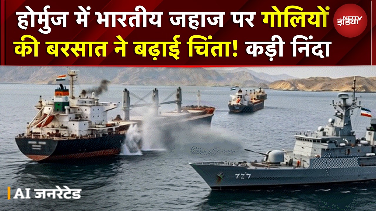 Hormuz में भारतीय जहाज पर गोलियों की बरसात! ईरान का हमला? भारत ने जताई कड़ी निंदा | War News