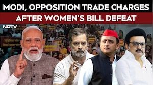 PM Modi, Opposition Exchange Blame After Women's Bill Defeat