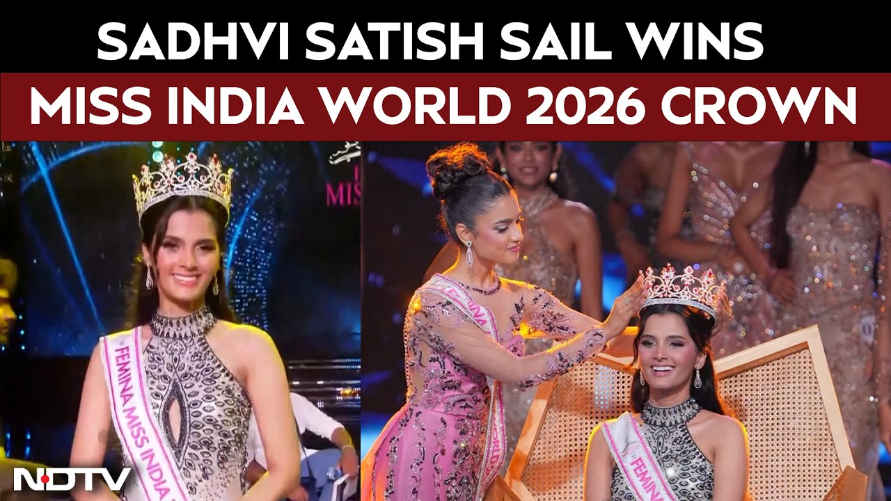Sadhvi Satish Sail Wins Femina Miss India World 2026 Crown, Says "I Am Feeling Very Surreal…”