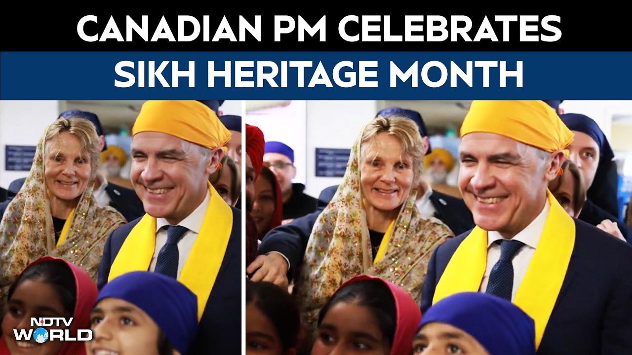 Canadian PM Mark Carney Visits Gurdwara On Sikh Heritage Month