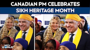 Canadian PM Mark Carney Visits Gurdwara On Sikh Heritage Month