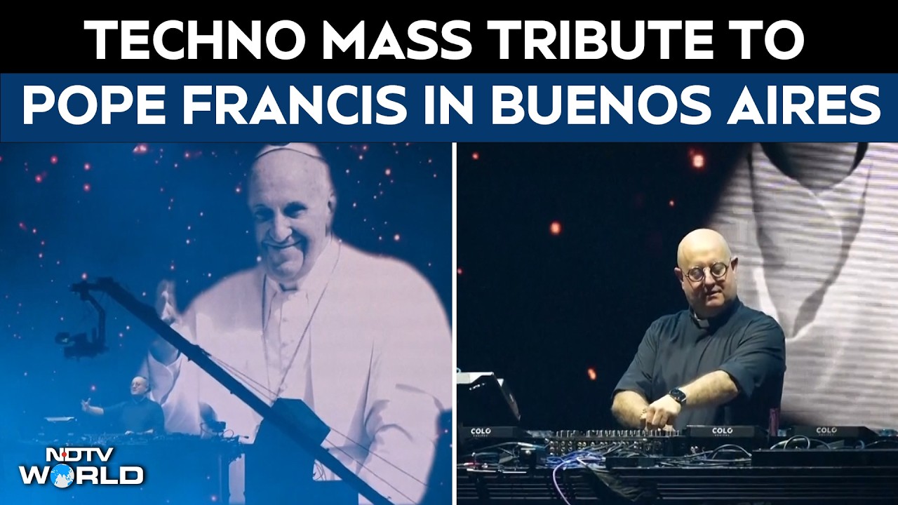 Techno Mass Tribute to Pope Francis in Buenos Aires, DJ Priest Padre Guilherme Draws Thousands
