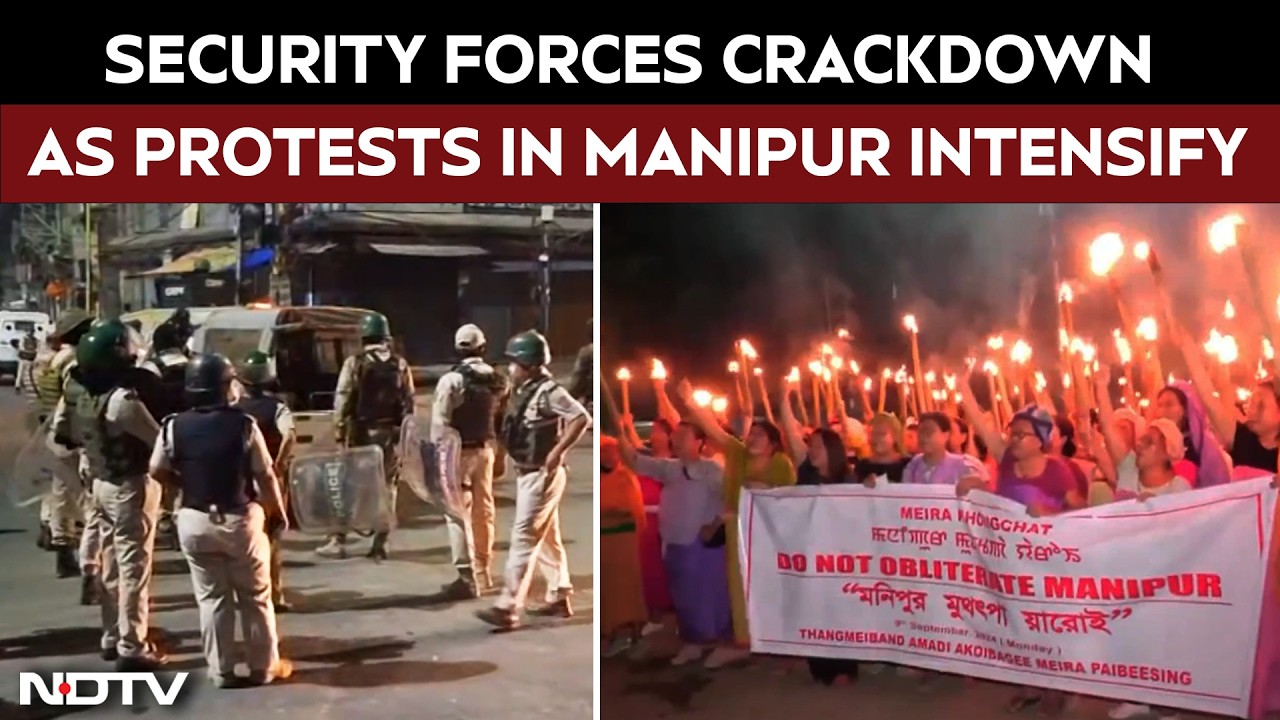 Manipur Protests: Security Forces Intensify Crackdown As Protests Over Minors&rsquo; Killings Grow