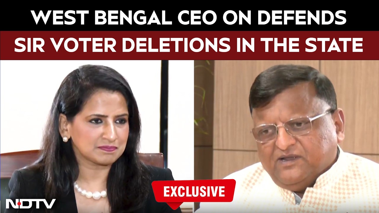 West Bengal CEO Manoj Kumar Agarwal on Voter Deletions, Security & Violence Ahead Of Bengal Polls