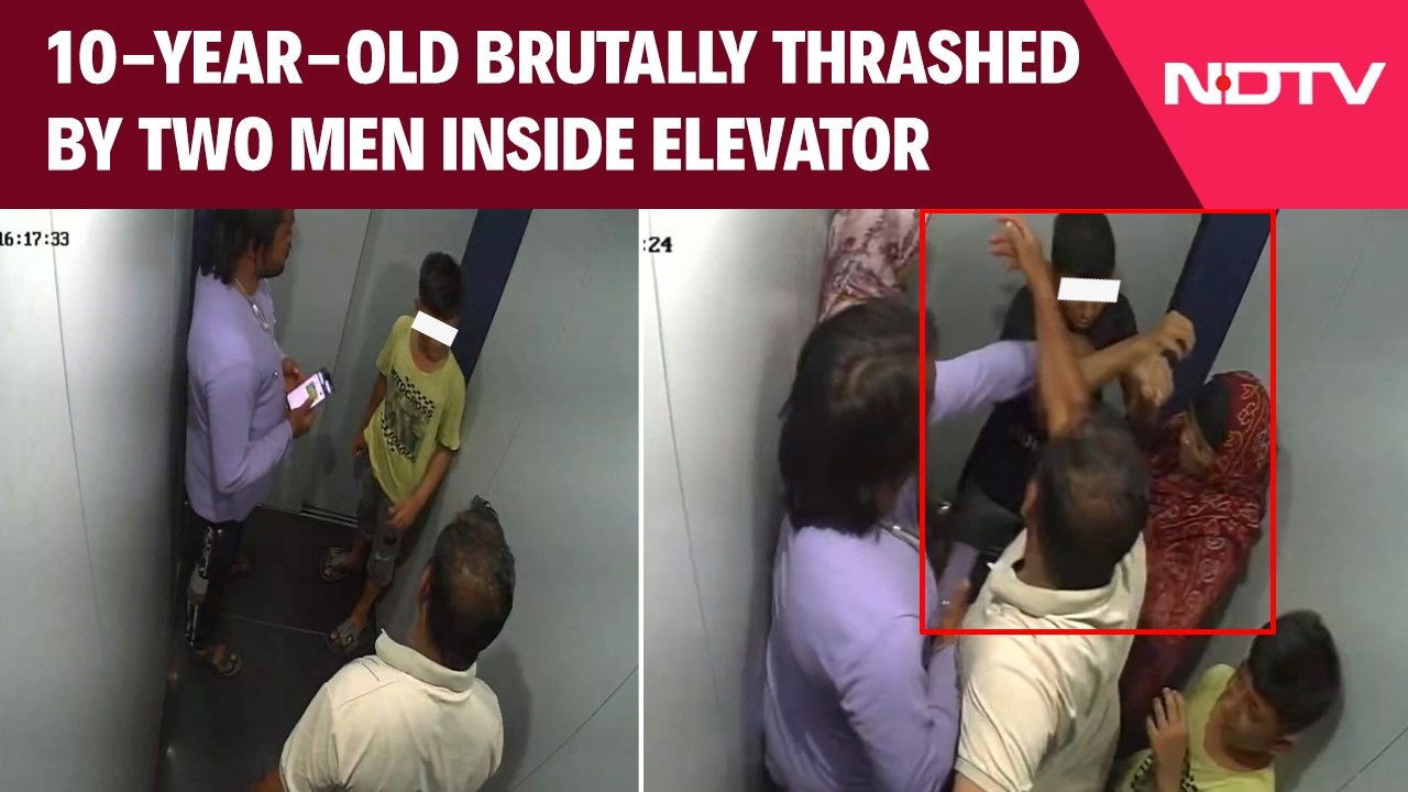 Pune News: 10-Year-Old Brutally Thrashed By Two Men Inside Elevator, Video Viral