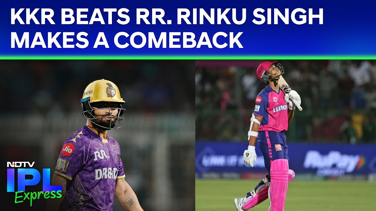 RR Vs KKR Match Highlights | Dropped On 8, Rinku Singh Carries KKR To 1st Win After Comeback Vs RR