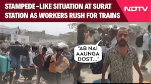 Gujarat News: Stampede-Like Situation At Surat Station As Workers Rush For Trains To UP, Bihar