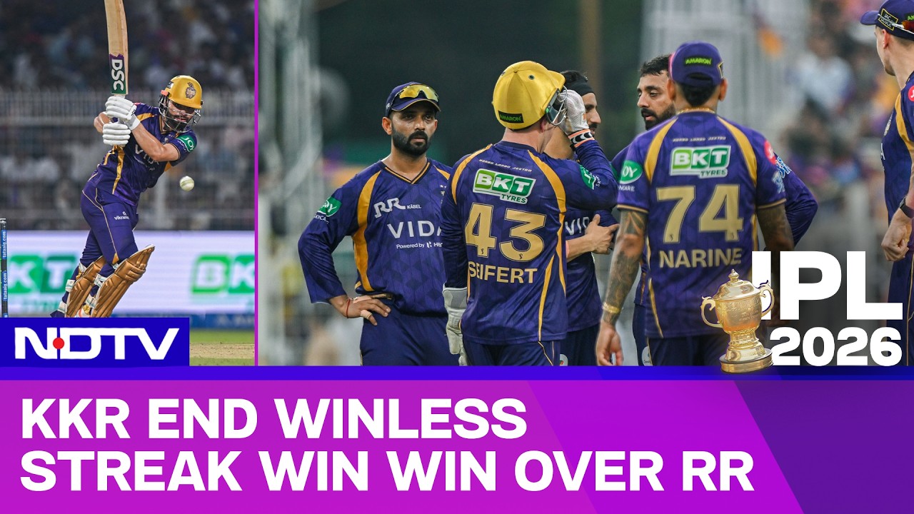 KKR Vs RR IPL Match Highlights | Rinku, Anukul Script Dramatic Turnaround As KKR End Winless Run
