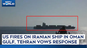 Hormuz Strait Video | US Fires On Iranian Ship In Gulf Of Oman, Tehran Warns &ldquo;Will Respond Soon&rdquo;