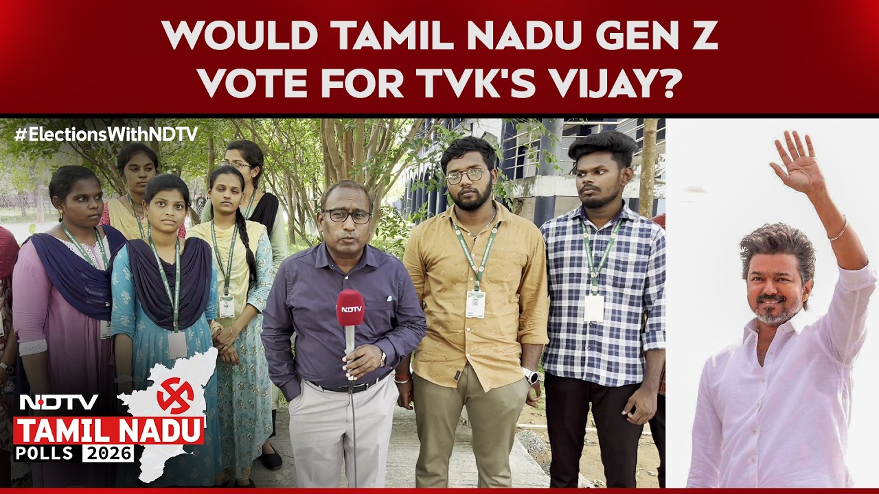 Tamil Nadu Elections | Would Tamil Nadu Gen Z Vote For TVK's Vijay? | NDTV Exclusive
