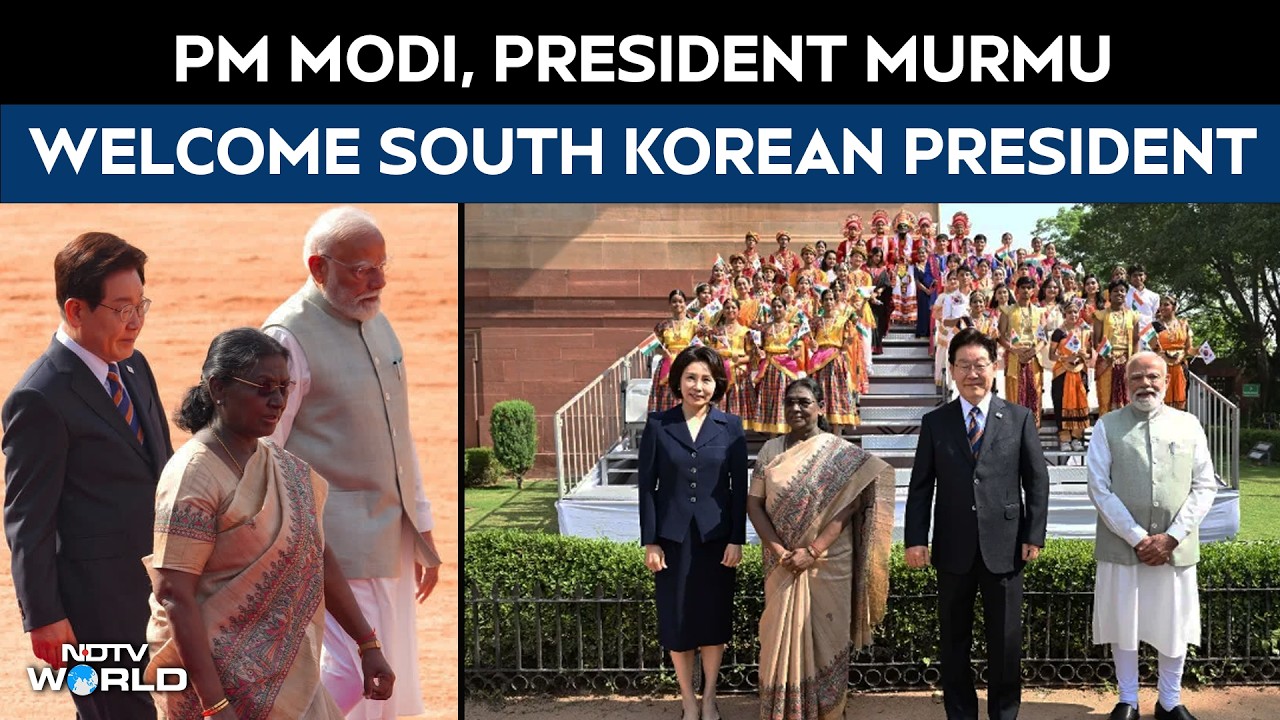 India South Korea Relations | PM Modi President Murmu Welcome South Korean President Lee Jae Myung