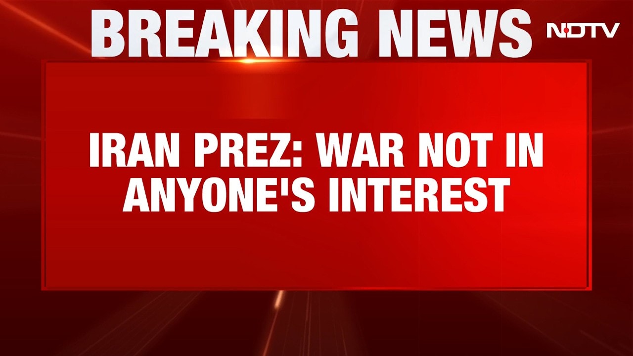 US Iran Talks Latest | "War Not In Anyone's Interest": Iran President Calls For Talks Amid Tensions