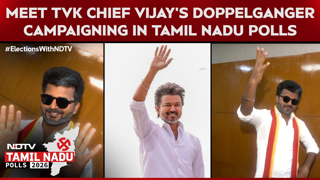 Tamil Nadu Elections 2026 | TVK Chief Vijay's Doppelganger Campaigns For The TVK In Tamil Nadu Polls