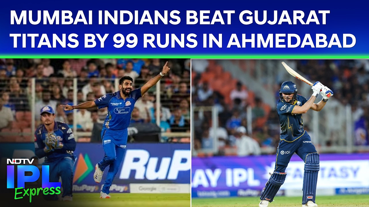 MI vs GT IPL 2026: No Rohit, No Problem As Mumbai Indians Beat Gujarat Titans By 99 Runs