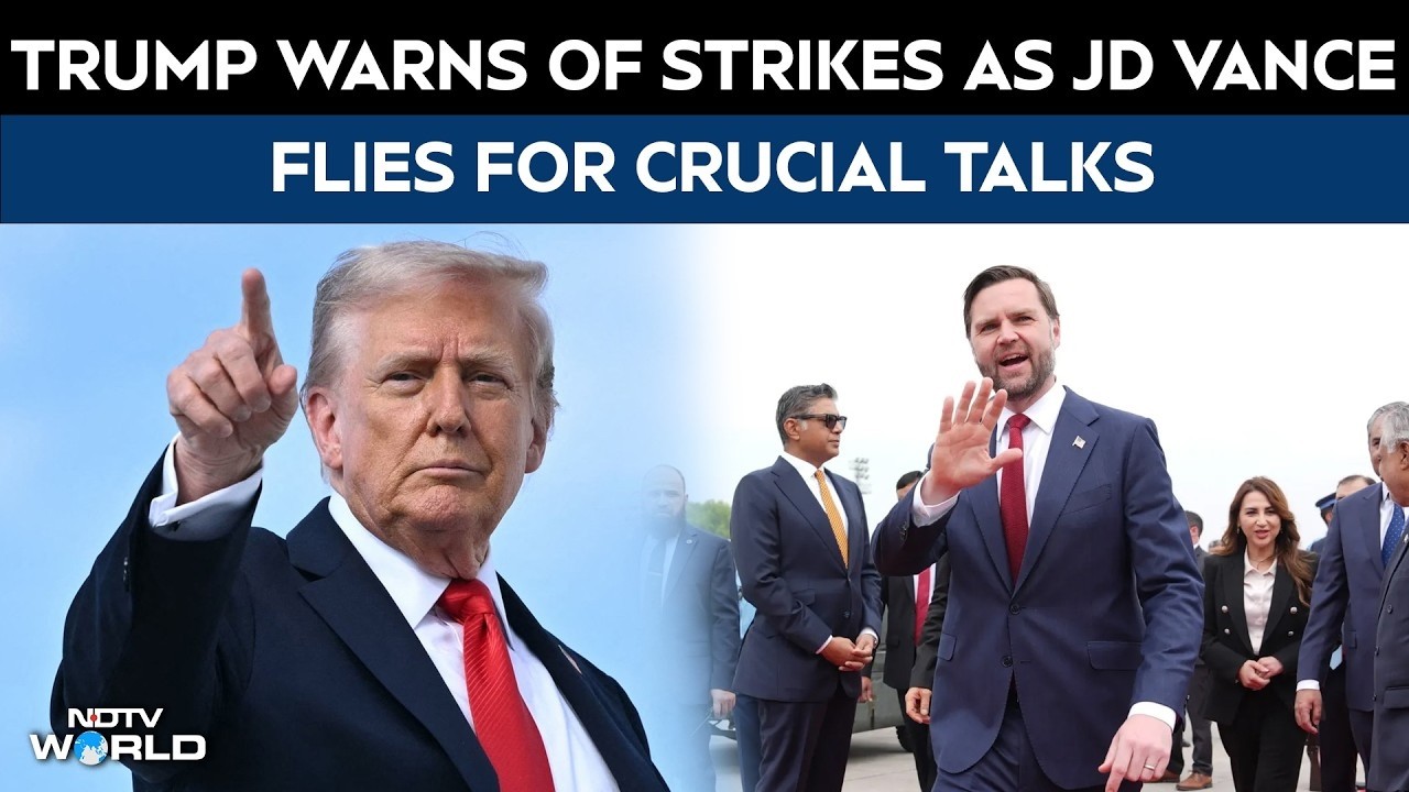 JD Vance Heads To Pakistan As Ceasefire Deadline Nears