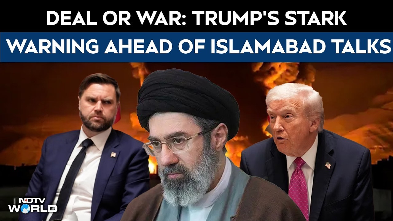US-Iran Talks In Islamabad Amid Threats, High Stakes | Islamabad Peace Talks | Donald Trump