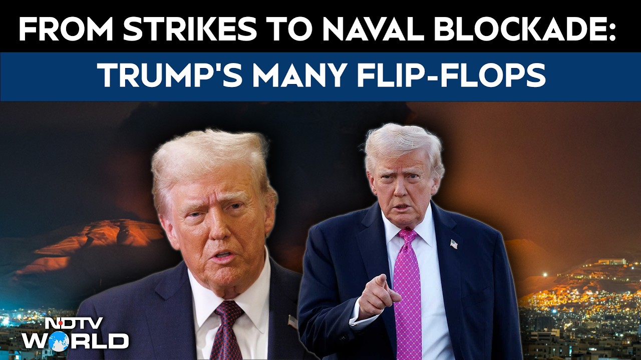 US Iran War | From Strikes To Talks To Naval Blockade: Trump's Many Flip-Flops On Iran Strategy